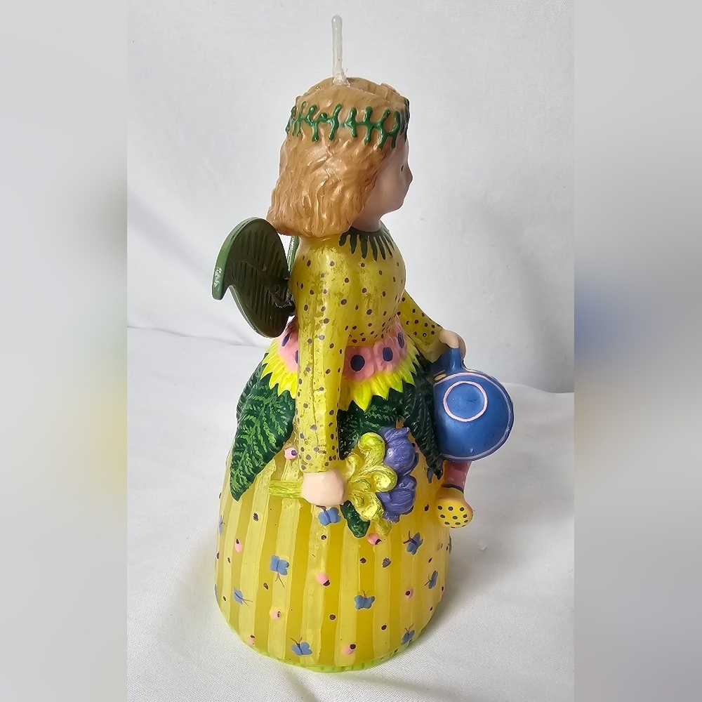 Debbie Mumm Botanical Garden Fairy Candle 2002 Boston Warehouse Figural New Tag - Picture 4 of 11